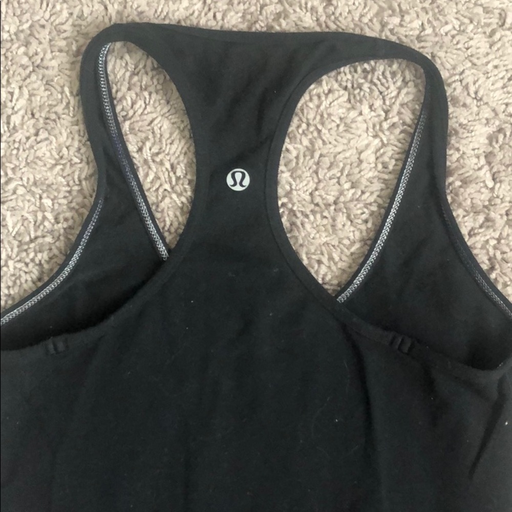 Lululemon black tank top